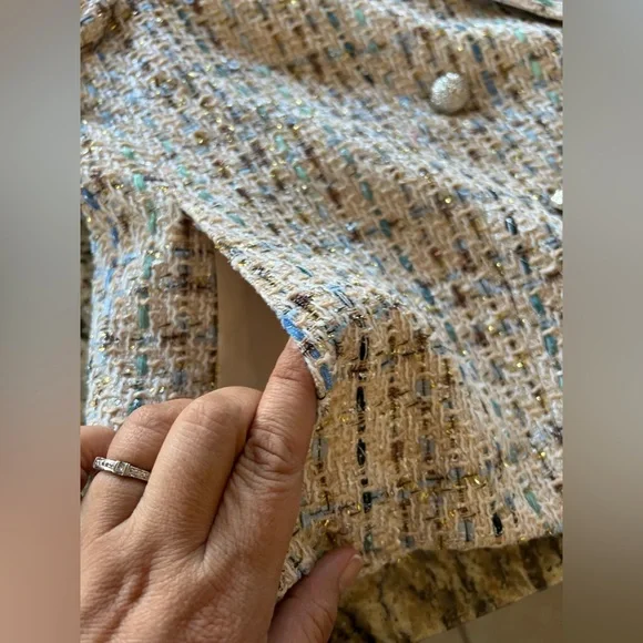 Women’s Six/Fifty - Katy Tweed Textured Blazer - Picture 12 of 15